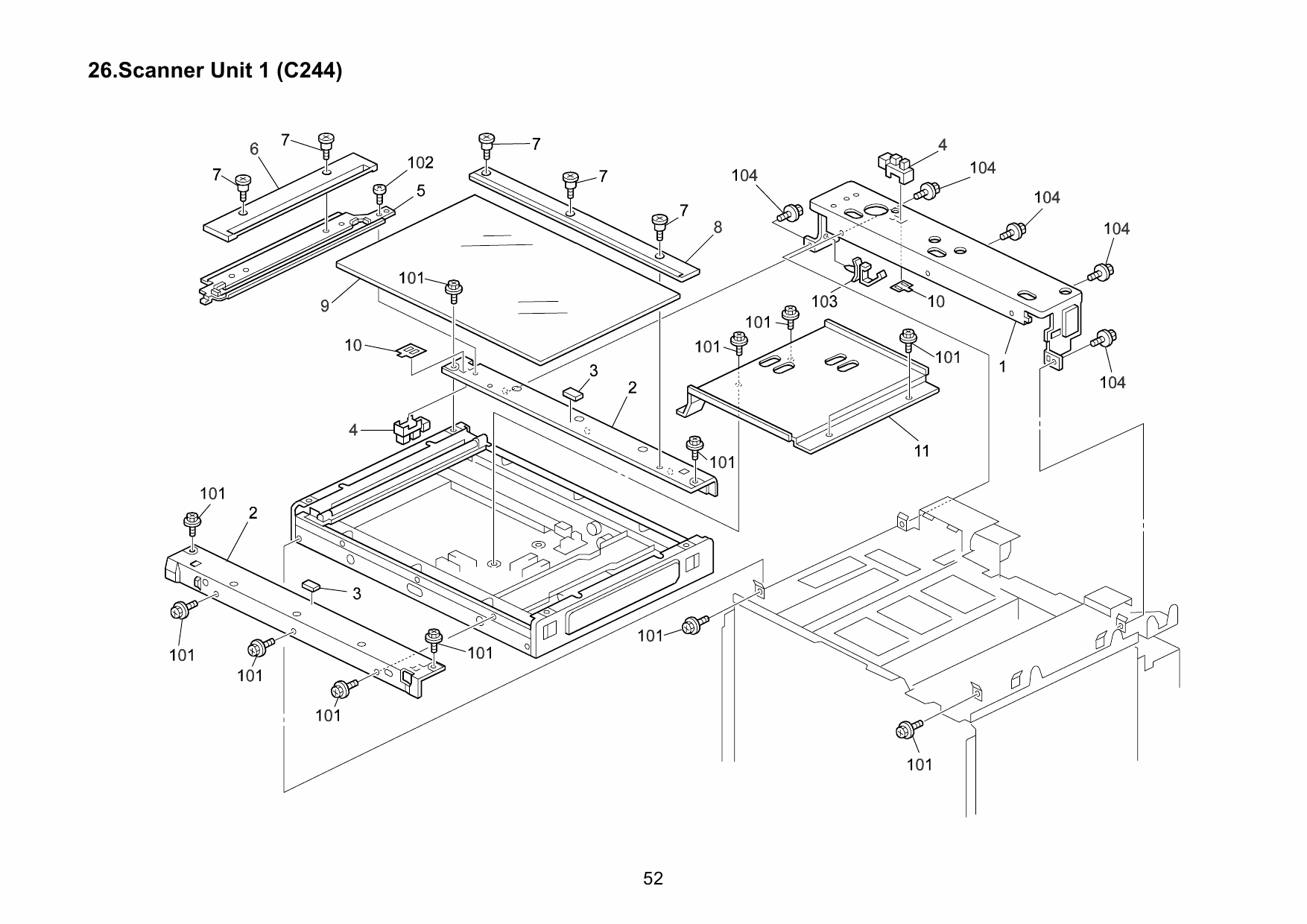 RICOH Aficio JP-8500 C244 Parts Catalog-3